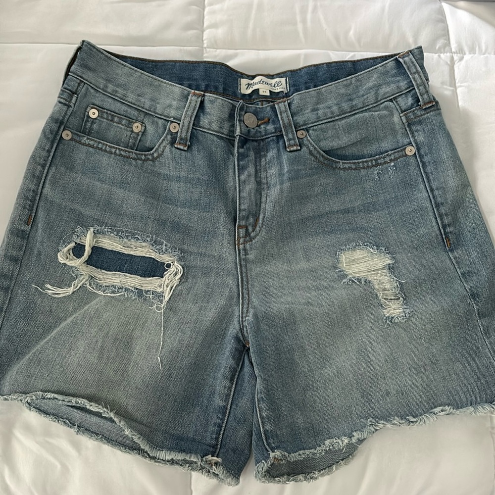 Madewell denim cut off shorts
